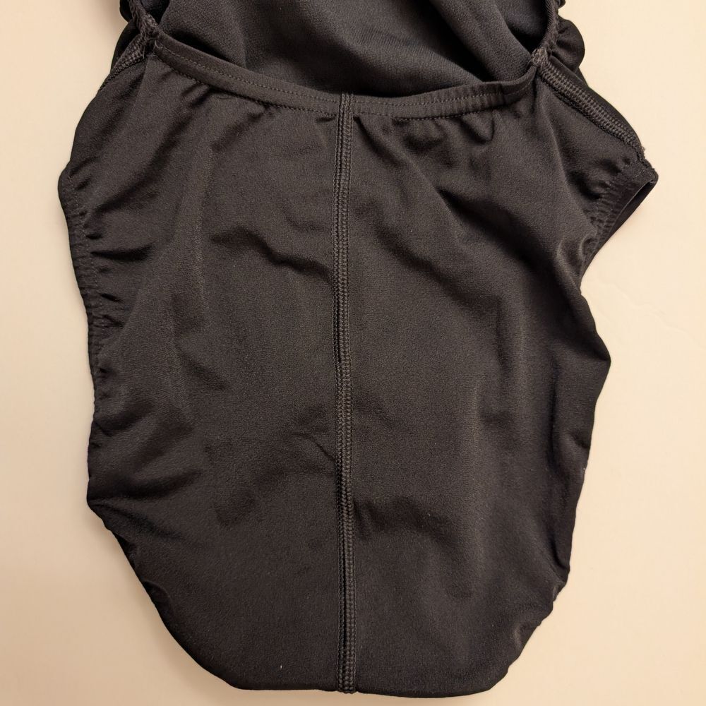 Speedo Black Racerback Endurance+ One Piece Swimsuit - Size 26 - Picture 7 of 11